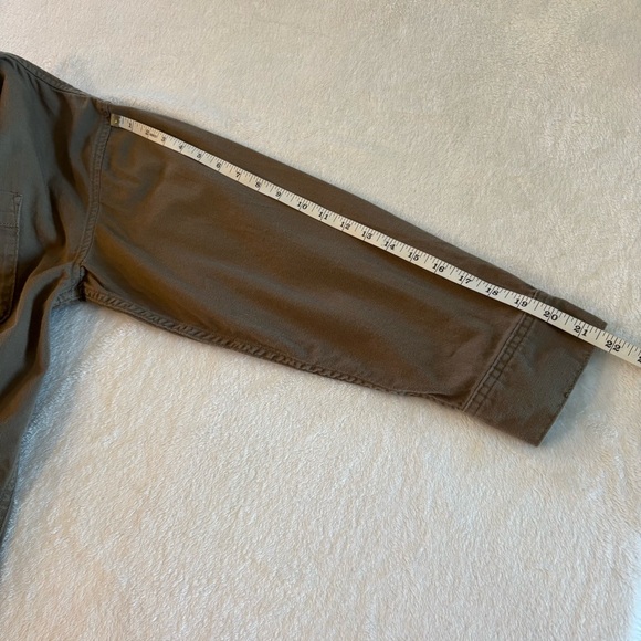 Frame Men's M Khaki Twill Button Down Shirt - Picture 14 of 14